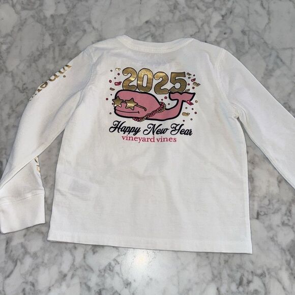 VVines Kids' Pink and White Long Sleeve Shirts 3T - Picture 8 of 12